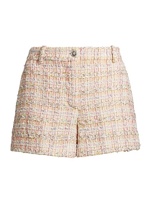Metallic Tweed Shorts