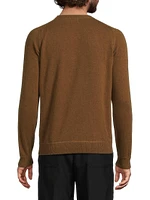 Cashmere Button-Front Sweater