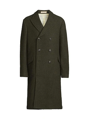 Double-Breasted Cashmere Overcoat