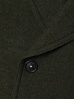 Double-Breasted Cashmere Overcoat