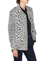 Cairo Animal Print Military Jacket