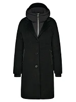 Arla 2-In-1 Wool & Down Coat