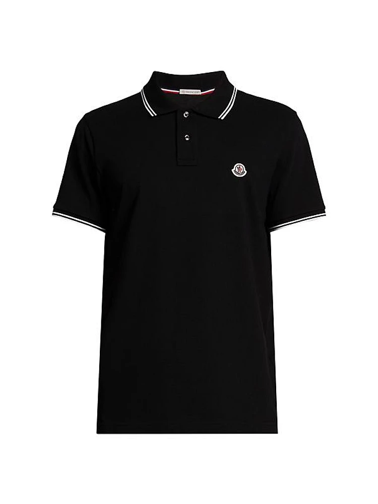 Cotton Short-Sleeve Polo Shirt