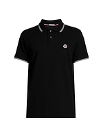 Cotton Short-Sleeve Polo Shirt