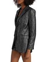 Mensy Metallic Tailored Blazer