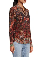 The Janie Favorite Printed Button-Front Shirt