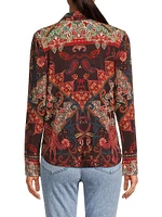 The Janie Favorite Printed Button-Front Shirt