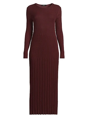 Eletta Rib-Knit Maxi Dress