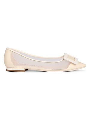 Gommettine Net Ballerina Flats