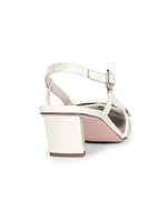 Belle Vivier 45MM Mesh Slingback Pumps