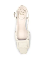 Belle Vivier 45MM Mesh Slingback Pumps