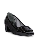 Belle Vivier 45MM Patent Leather Pumps