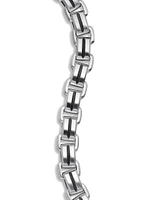 Deco Beveled Link Bracelet Sterling Silver