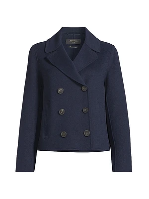 Taglio Wool Double-Breasted Coat