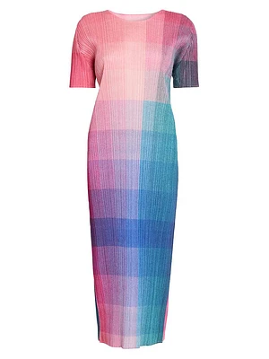 Photon Pixel Midi-Dress