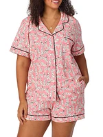 Dalmatian 2-Piece Pajama Boxer Shorts Set