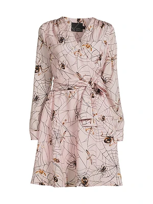 Joi Spider Print Minidress