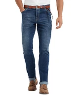 Comfort Cotton Denim Slim Fit Five Pocket Jeans