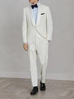 Tuxedo with Shawl Lapel Jacket and Trousers Pleats