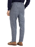 Prince of Wales Leisure Fit Trousers with Pleats