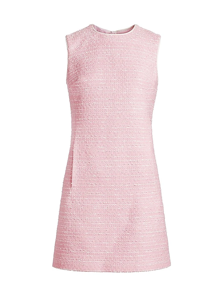 Bouclé Shift Minidress