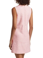 Bouclé Shift Minidress