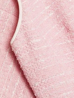 Bouclé Shift Minidress