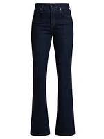 Farrah High-Rise Stretch Flared Jeans