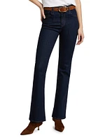 Farrah High-Rise Stretch Flared Jeans