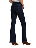 Farrah High-Rise Stretch Flared Jeans