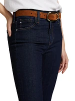 Farrah High-Rise Stretch Flared Jeans