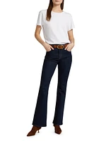 Farrah High-Rise Stretch Flared Jeans