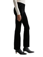 Farrah Velvet High-Rise Flared Jeans