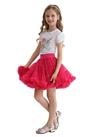 Little Girl's & Flora Flowers Skirt Outfit