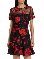 Rosie Grand Fleur Embroidered Dress