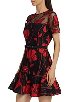 Rosie Grand Fleur Embroidered Dress