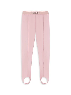Little Girl's & Logo Jersey Leggings