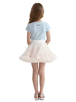 Little Girl's & Ruby Swan Skirt Outfit