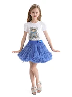 Little Girl's & Natalie Bear Skirt Outfit