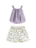 Baby Girl's & Little Bow Outfit