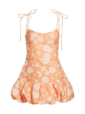Ivory Skort Bubble Minidress