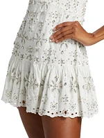 Diamond Kissed Eyelet Catana Dress