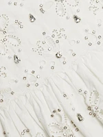 Diamond Kissed Eyelet Catana Dress