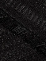 Amelia Fringed Tweed Minidress