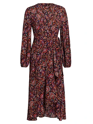 Dorothy Paisley Wrap Dress