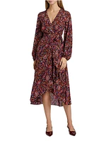 Dorothy Paisley Wrap Dress