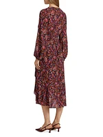 Dorothy Paisley Wrap Dress