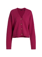 Merino Wool V-Neck Cardigan