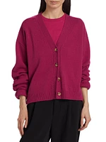 Merino Wool V-Neck Cardigan