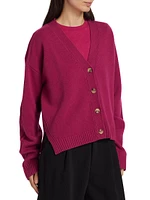 Merino Wool V-Neck Cardigan